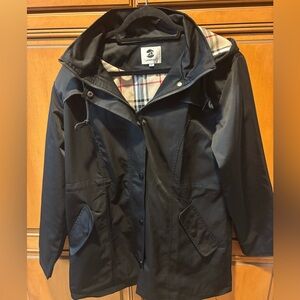 *NWT* SaphiRose Long Hooded Rain Jacket. Size: M